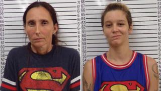 Patricia Ann Spann, y su hija Misty Velvet Dawn Spann