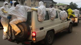 Dis na some of di teams wey dey help pipo wey suffer Ebola for 2014