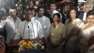 ජනපති පදවි ප්රාප්තිය
