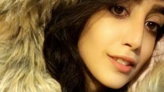 Image of Salwa given to the BBC