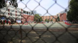A general view shows a sports track in a primary school on a public holiday in Beijing, China, 09 June 2016.