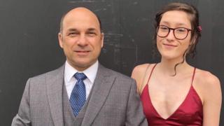 Dan Orlandea with his daughter Niah