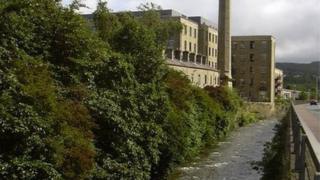 River Irwell in Rawtenstall