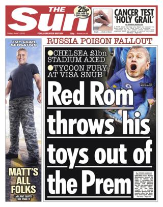 Sun front page - 01/06/18