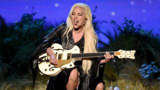 Lady Gaga on stage