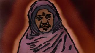 Ilustración del retrato de Khadiza Begum