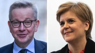 Michael Gove and Nicola Sturgeon