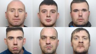 Top (left to right) Gary Platt, Joseph Salla, Joshua Wilkinson, Bottom left: Kieran Platt, Lee Hodgin, Peter Mighall