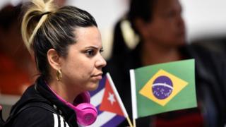 Una mujer participante en el programa Más Médicos en Brasil