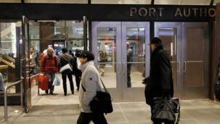 Le Terminus de Port Authority à New York City, New York