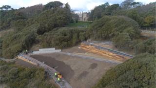 Highcliffe zig-zag path