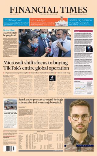 Financial Times front page