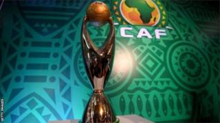 Le trophée de la Ligue des champions d'Afrique
