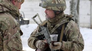 Украинские военные