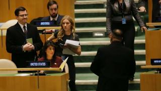 Представниця США Ніккі Гейлі на спецзасіданні Генасамблеї ООН пообіцяла, що США все одно розмістять своє посольство у Єрусалимі