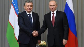 Мирзиёев Путин