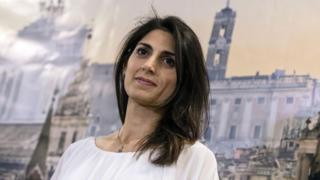 Virginia Raggi, del Movimiento Cinco Estrellas