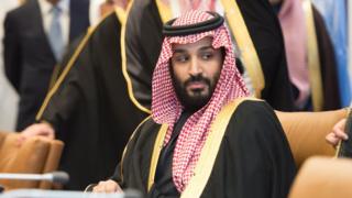 بن سلمان في الأمم المتحدة أثناء زيارته للولايات المتحدة في مارس/آذار 2018