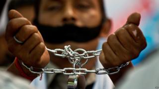 symbolic picture of arrest
