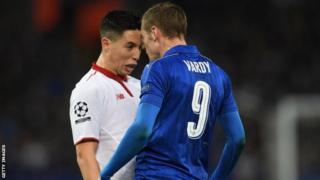 Samir Nasri na Jamie Vardy