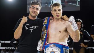 Boxer Tommy Jacobs with brother Matt