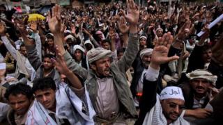 Zanga-zangar kin-jinin-gwamnati a Sanaa