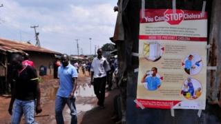 Mu kwezi gushize hari abantu banduye cholera bari mu nama i Nairobi (iyi foto yafatiwe i Kibera muri 2015)