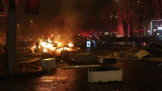 Destrozos en París
