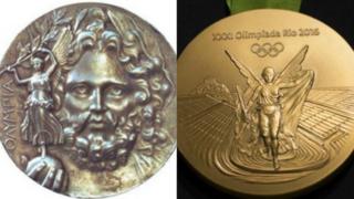 Medallas de 1896 y 2016