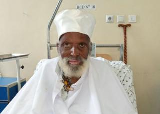 Aba Tilahun in hospital