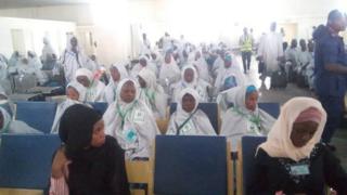 Wasu maniyya da za su ta daga shiyyar Abuja