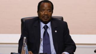 Le président Paul Biya au sommet sur le climat le 12 décembre à Paris.