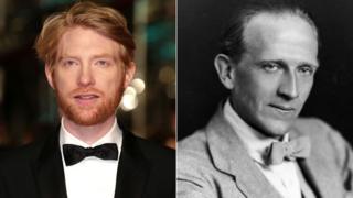 Domhnall Gleeson and AA Milne