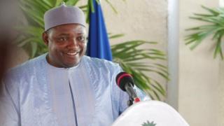 Rais wa Gambia Adama Barrow