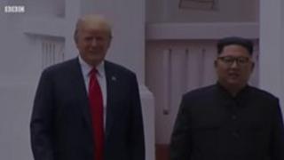 ডোনাল্ড ট্রাম্প-কিম জং আন