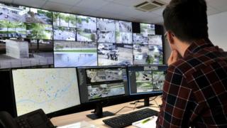 Urban surveillance unit in Nantes, France, 2018 file pic