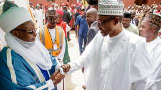 Shugaba Buhari da Sarkin Katsina