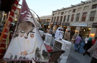 أحد الشوارع في قطر