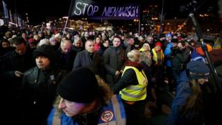 Вшанування пам'яті мера Гданська