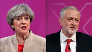 Theresa May and Jeremy Corbyn