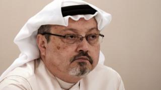 In this file photo taken on December 15, 2014 Saudi journalist Jamal Khashoggi attends a press conference in the Bahraini capital Manama