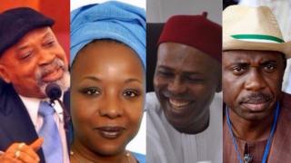 Chris Ngige, Sharon Ikeakor ,Ogbonnaya Onu na Rotimi Amaechi