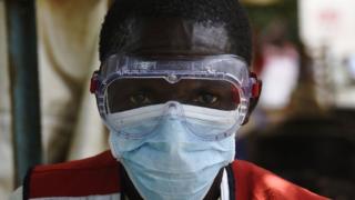 Medical staff on the Ugandan border