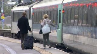Rail passengers