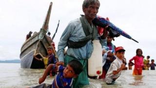Myanmarjan qochayotgan Rohingalar