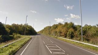 The A10, near Station Road, at Melbourn