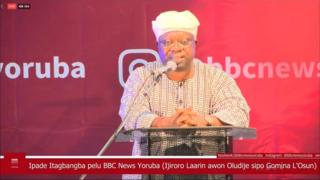 Aworan ipade itagbangba BBC Yoruba