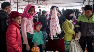 a market in Ha Giang