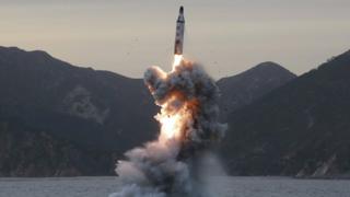 朝鮮在3月22日進行導彈測試