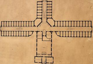 Plan of Reading Gaol - 19th Century